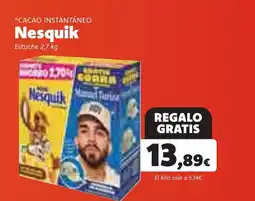 Masymas NESQUIK Cacao instantáneo oferta