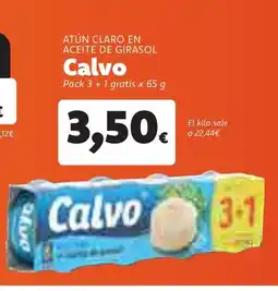 Masymas CALVO atún claro en aceite de girasol oferta