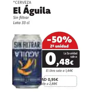 Masymas EL AGUILA Cerveza oferta