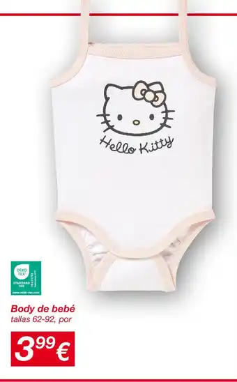 KIK Body de bebé oferta
