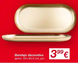 KIK Bandeja decorativa oferta