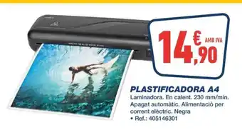 Bureau Vallée Plastificadora a4 oferta