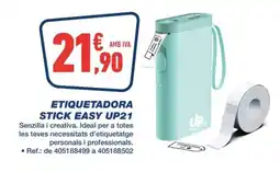 Bureau Vallée Etiquetadora stick easy up21 oferta