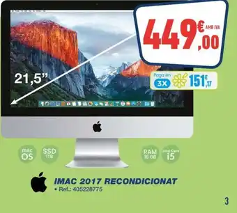 Bureau Vallée IMAC 2017 recondicionat oferta