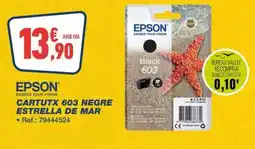 Bureau Vallée EPSON Cartutx 603 negre estrella de mar oferta
