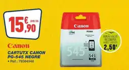 Bureau Vallée CANON Cartutx canon pg-545 negre oferta