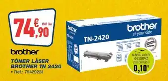 Bureau Vallée BROTHER Tòner làser brother tn 2420 oferta