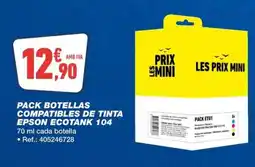 Bureau Vallée Pack botellas compatibles de tinta epson ecotank 104 oferta