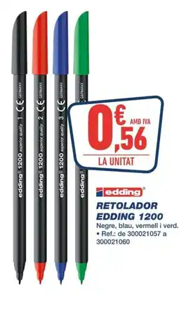 Bureau Vallée EDDING Retolador 1200 oferta