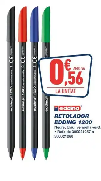 Bureau Vallée EDDING Retolador 1200 oferta