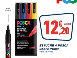 Bureau Vallée POSCA Estuche basic pc3m oferta