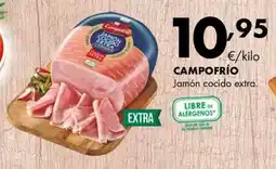 Supermercados Lupa CAMPOFRÍO Jamón cocido extra oferta
