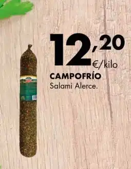 Supermercados Lupa CAMPOFRÍO Salami Alerce oferta