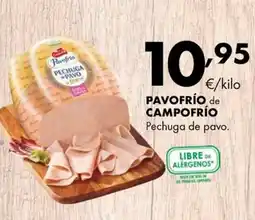Supermercados Lupa PAVOFRÍO DE CAMPOFRÍO Pechuga de pavo oferta