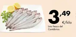 Supermercados Lupa Lirio fresco del Cantábrico oferta