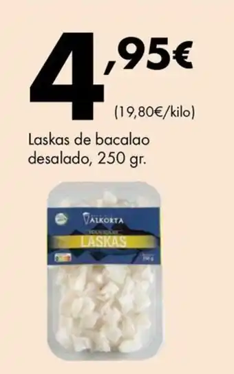 Supermercados Lupa Laskas de bacalao desalado oferta