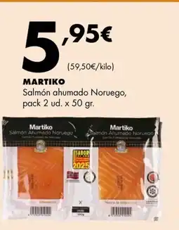 Supermercados Lupa MARTIKO Salmón ahumado Noruego oferta