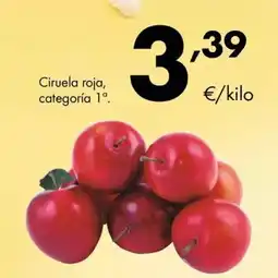 Supermercados Lupa Ciruela roja oferta