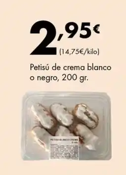 Supermercados Lupa Petisú de crema blanco o negro oferta