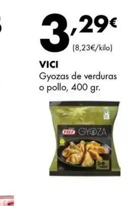 Supermercados Lupa VICI Gyozas de verduras o pollo oferta