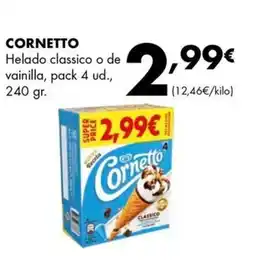 Supermercados Lupa CORNETTO Helado classico o de vainilla oferta