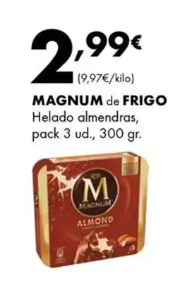 Supermercados Lupa MAGNUM de FRIGO Helado almendras oferta