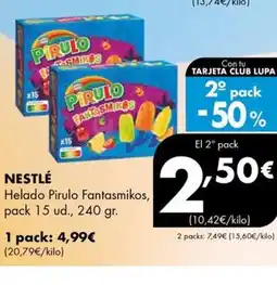Supermercados Lupa NESTLÉ Helado doble chocolate oferta
