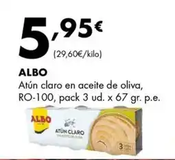 Supermercados Lupa ALBO Atún claro en aceite de oliva oferta