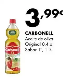 Supermercados Lupa CARBONELL Aceite de oliva Original 0,4 o Sabor oferta