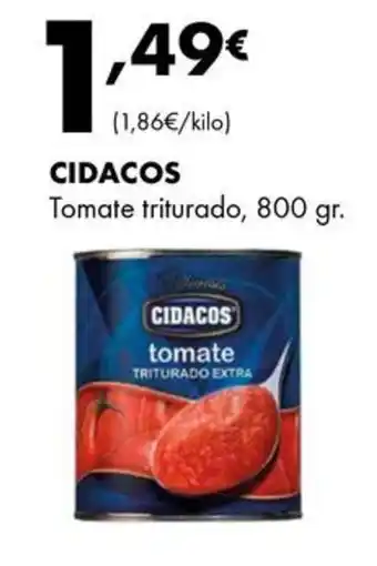 Supermercados Lupa CIDACOS Tomate triturado oferta