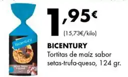 Supermercados Lupa BICENTURY Tortitas de maíz sabor setas-trufa-queso oferta
