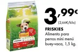 Supermercados Lupa FRISKIES Alimento para perros mini menú oferta
