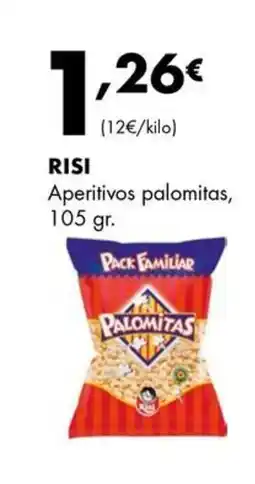 Supermercados Lupa RISI Aperitivos palomitas oferta