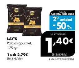 Supermercados Lupa LAY'S Patatas gourmet oferta