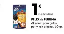 Supermercados Lupa FELIX de PURINA Alimento para gatos party mix original oferta