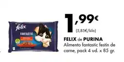 Supermercados Lupa FELIX de PURINA Alimento fantastic festín de carne oferta