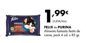 Supermercados Lupa FELIX de PURINA Alimento fantastic festín de carne oferta