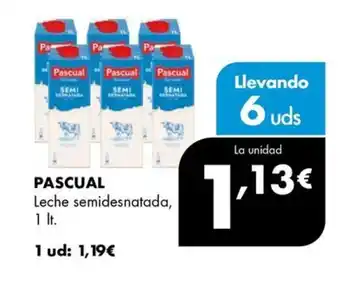 Supermercados Lupa PASCUAL Leche semidesnatada oferta