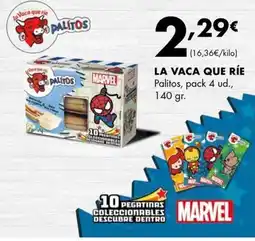Supermercados Lupa LA VACA QUE RÍE Palitos oferta