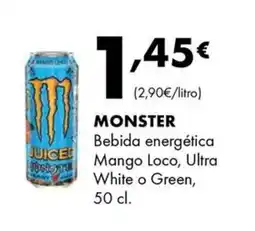 Supermercados Lupa MONSTER Bebida energética Mango Loco, Ultra White o Green oferta