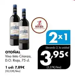 Supermercados Lupa OTOÑAL Vino tinto Crianza, D.O. Rioja oferta