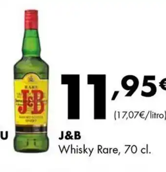 Supermercados Lupa J&B Whisky Rare oferta