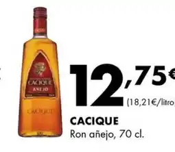 Supermercados Lupa CACIQUE Ron añejo oferta