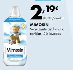 Supermercados Lupa MIMOSÍN Suavizante azul vital o caricias, 56 lavados oferta