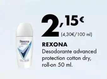 Supermercados Lupa REXONA Desodorante advanced protection cotton dry oferta