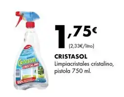 Supermercados Lupa CRISTASOL Limpiacristales cristalino oferta