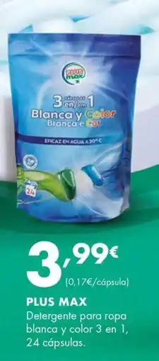 Supermercados Lupa PLUS MAX Detergente para ropa blanca y color 3 en 1 oferta