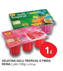 Supermercados MAS REINA Gelatina gelli tropical o fresa oferta