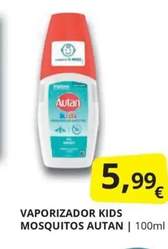 Supermercados MAS AUTAN Vaporizador kids mosquitos oferta