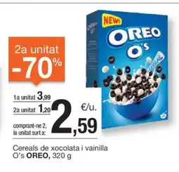 BonpreuEsclat OREO Cereals de xocolata i vainilla oferta